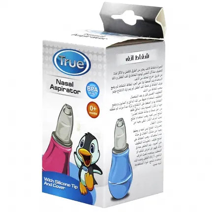 True | Nasal Aspirator With Silicone Tip +0M Pink | 1 Pc