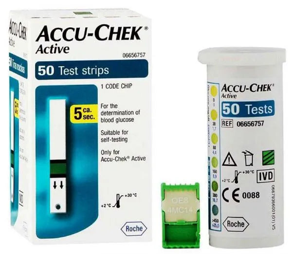Accu Chek | Active Strips | 50 Pcs