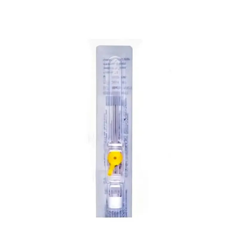 Ultraflon | IV Cannula With Luer Lock & Injection Port Yellow Size 24