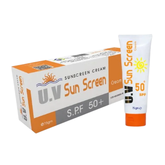 U.V Block | SPF 50+ Sunscreen Cream | 75gm
