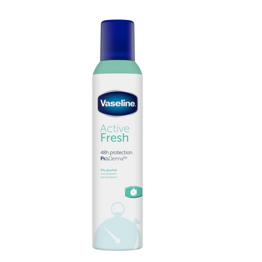 Vaseline | Active Fresh Antiperspirant Deodorant Aerosol | 250 ml