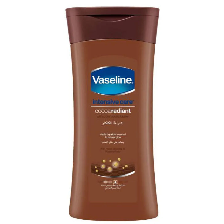 Vaseline | Intensive Care Cocoa Radiant Non-Greasy Body Lotion For Dry Skin | 200ml