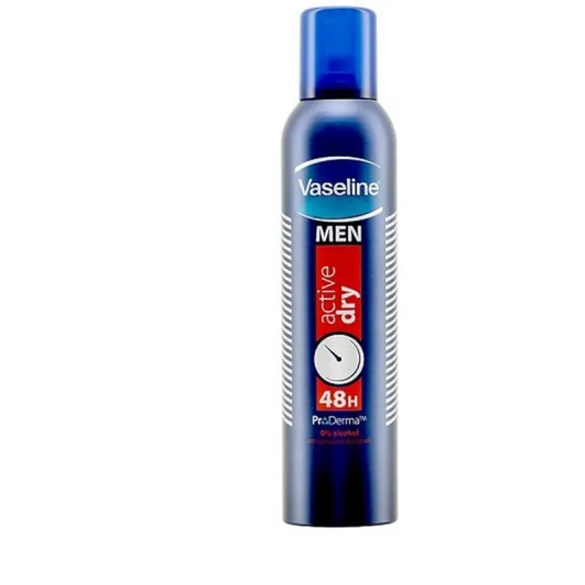 Vaseline | Men Active Dry Anti-perspirant Deodorant Aerosol | 250 ml