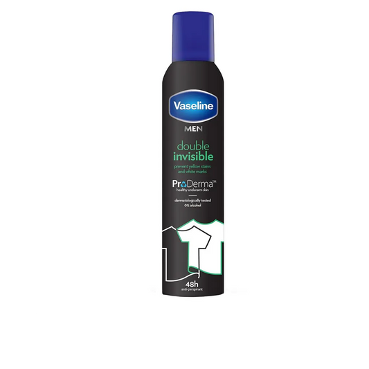 Vaseline | Double Invisible Pro-Derma Antiperspirant Spray For Men | 250 ml
