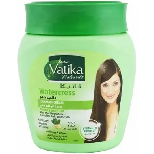 Vatika | Hammam Cream Natural Extracts of Watercress Marrow & Vitamin E | 250gm