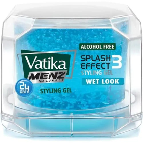 Vatika | Menz Splash Effect Hair Styling Gel Wet Look | 250ml