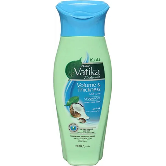 Vatika | Volume And Thickness Shampoo For Damaged Hair | 190ml