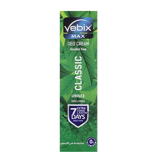 Vebix | Max Blue Active Deo Cream For Men | 10ml