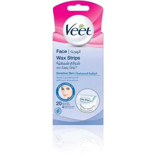 Veet | Cold Wax Strips Face | 20 Pcs