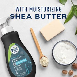 Veet Men Sensitive Skin Hair Removal Cream with shea butter