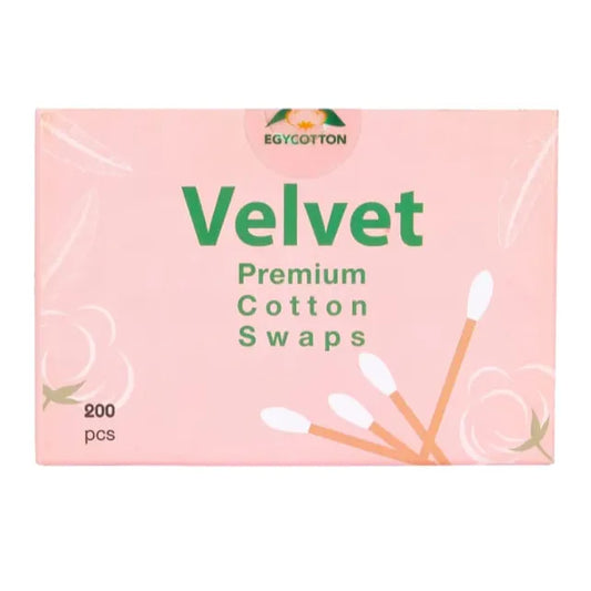 Velvet | Cotton Swaps | 200 Pcs