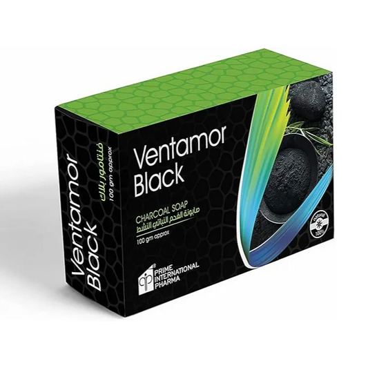 Ventamor | Whitening Soap with Activated Black Charcoal | 60gm