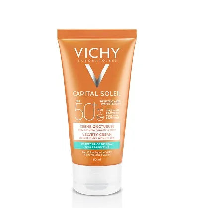 Vichy | Capital Soleil Velvet Touch Sunscreen Cream SPF50+ | 50ml