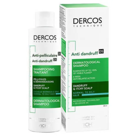 Vichy | Dercos Anti Dandruff Shampoo For Normal To Oily Hair | 200ml