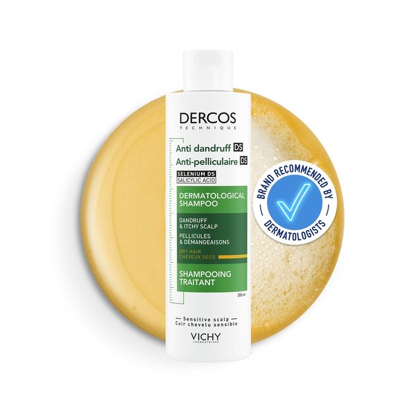 Vichy Dercos Anti-Dandruff Shampoo for Dry Hair 200ml