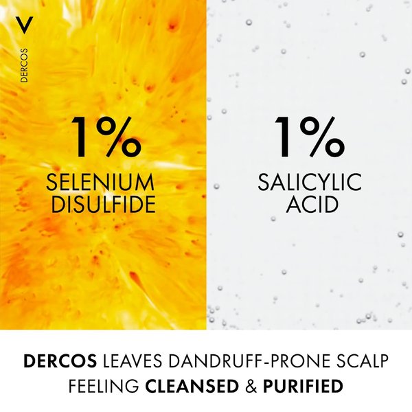 Vichy Dercos shampoo with selenium disulfide and salicylic acid