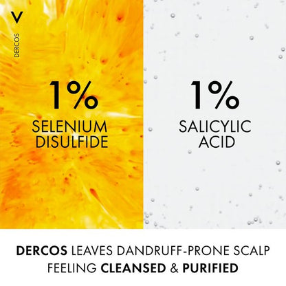 Vichy Dercos shampoo with selenium disulfide and salicylic acid