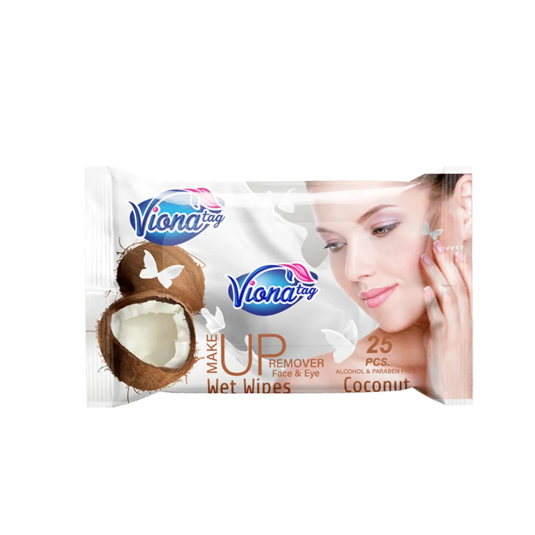 Viona | Coconut Wipes | 25 Pcs