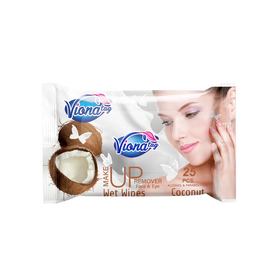 Viona | Coconut Wipes | 25 Pcs