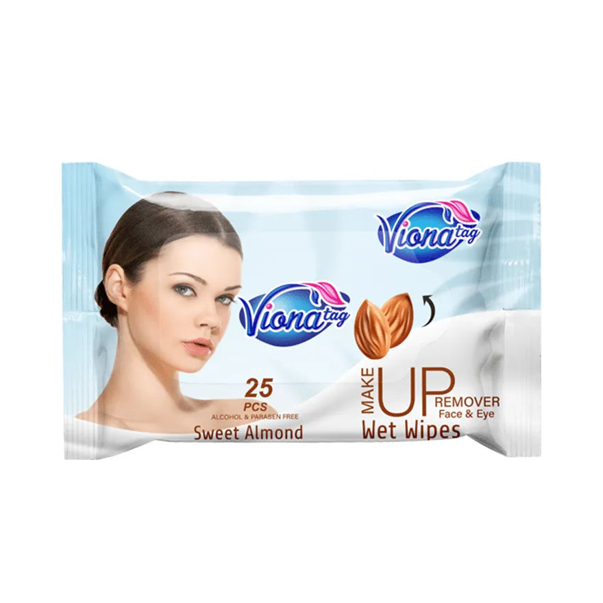 Viona | Sweet Almond Wipes | 25 Pcs