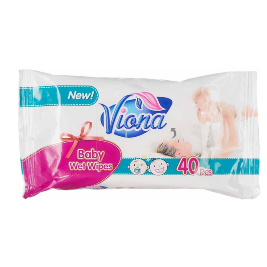 Vionatag | Wet Wipes Alcohol&Paraben Free PH Balanced | 40 Pcs