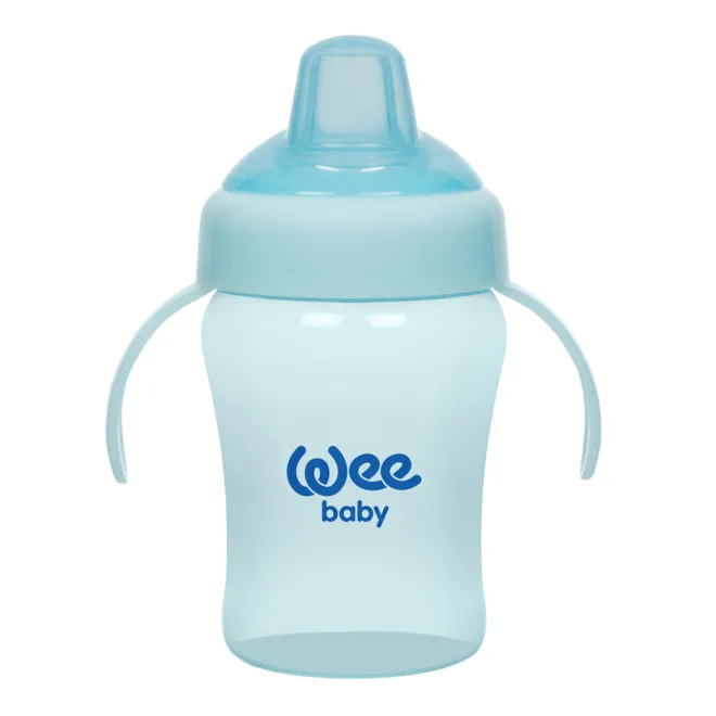 Wee Baby | Colorful Non-Spill Cup with Grip 240 ml