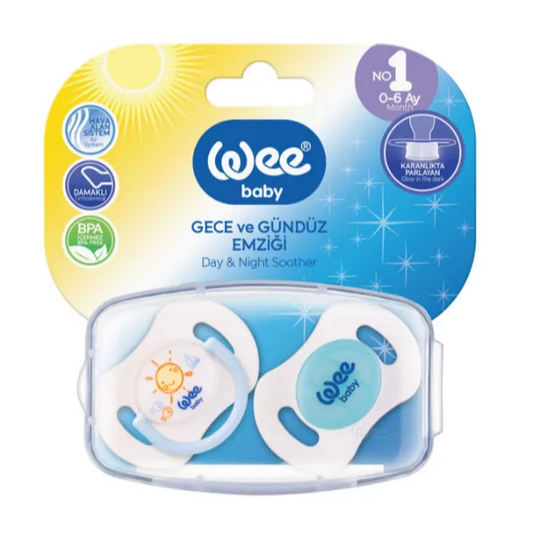 Wee Baby | Double Day & Night Soother from 0-6M | 2 Pcs