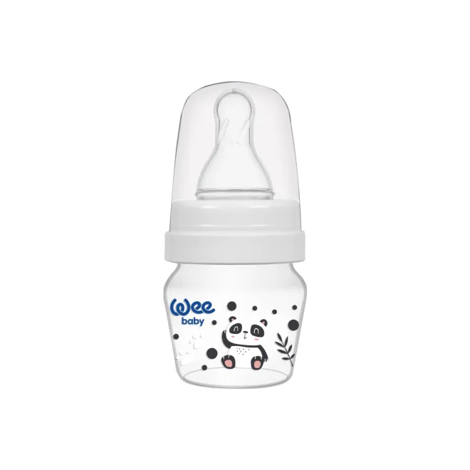 Wee Baby | Mini PP Sippy Bottle Set from 0-6M White | 30ml | 2 Pcs