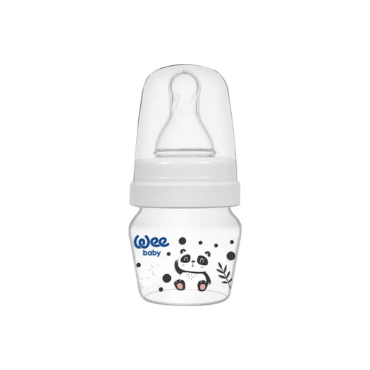 Wee Baby | Mini PP Sippy Bottle Set from 0-6M White | 30ml | 2 Pcs