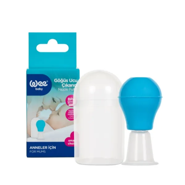 Wee Baby | Nipple Puller with case Blue | 2 Pcs