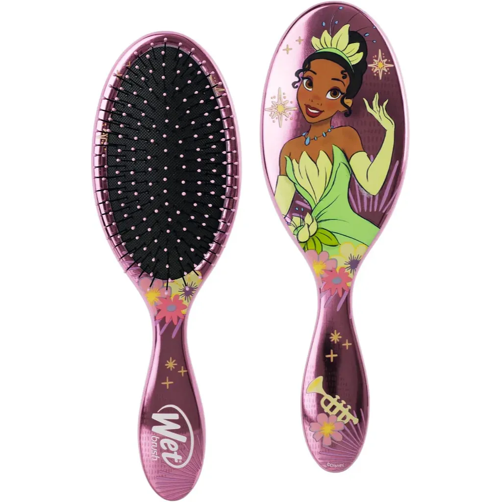 Wet Brush | Detangling Hairbrush Disney Princess Tiana Purple