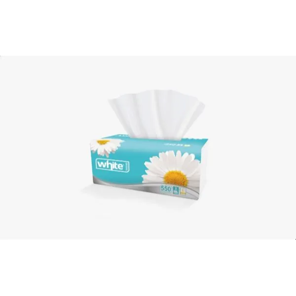 White | Mega Tissue | 550 Sheets