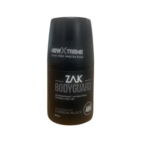 Zak | Bodyguard Carbon Black Roll On Deodorant | 50ml