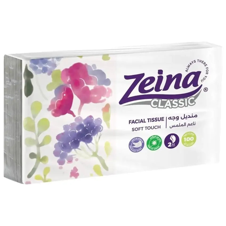 Zeina | Facial Tissues Pack | 100 Tissues