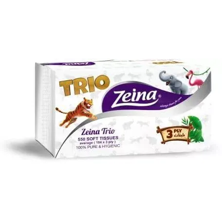Zeina | Soft Tissues 3Ply | 550Tissues