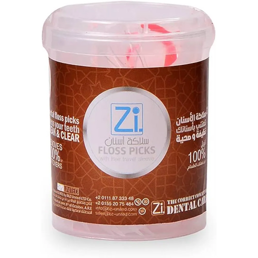 Zi | Dental Floss Picks | 60 Pcs